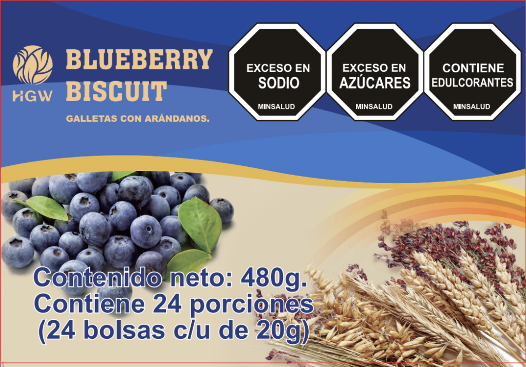 Galletas de Arándanos con Semillas de Ajonjolí y Linaza